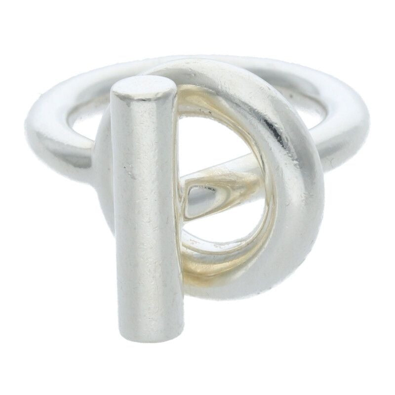 Hermes Echappe MM Croisette Silver Ring 48 8