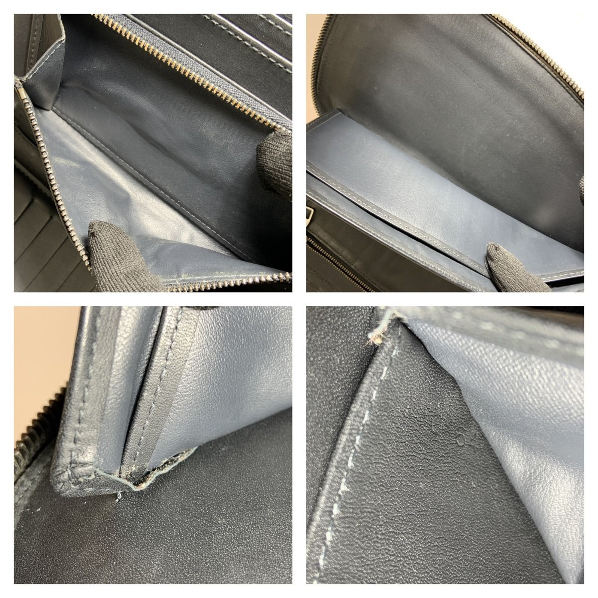 Louis Vuitton Damier Cobalt Atoll Travel Case Multi Black — view 6