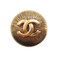 Chanel Vintage CC Logo Circle Brooch Round