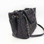 Chanel Quilted Caviar Leather Chain Tote — view 5