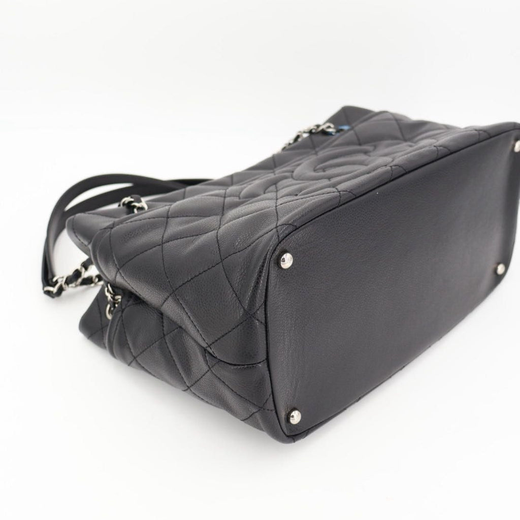 Chanel Quilted Caviar Leather Chain Tote — view 6