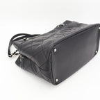 Chanel Quilted Caviar Leather Chain Tote — view 6