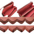 Louis Vuitton Long Wallet Monogram Empreinte Blossom Pink Gold Hardware — view 8