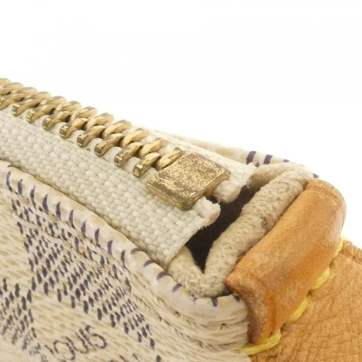 Louis Vuitton Damier Azur Saleya PM Bag — view 4