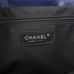 Chanel Caviar Tote Navy Bag — view 8