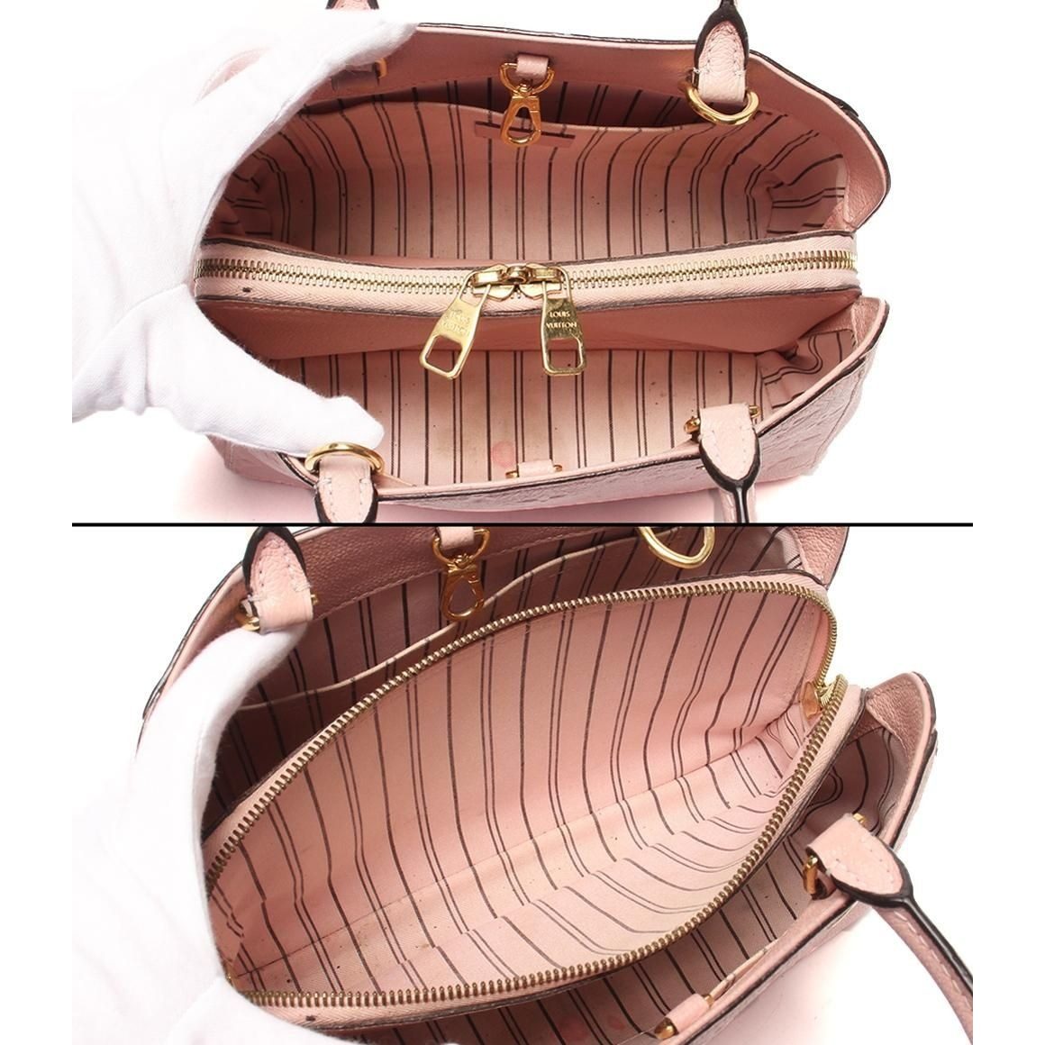 Louis Vuitton Shoulder Bag Crossbody Montaigne BB Monogram Empreinte — view 3