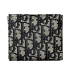 Dior Oblique Bifold Wallet Blue — view 2