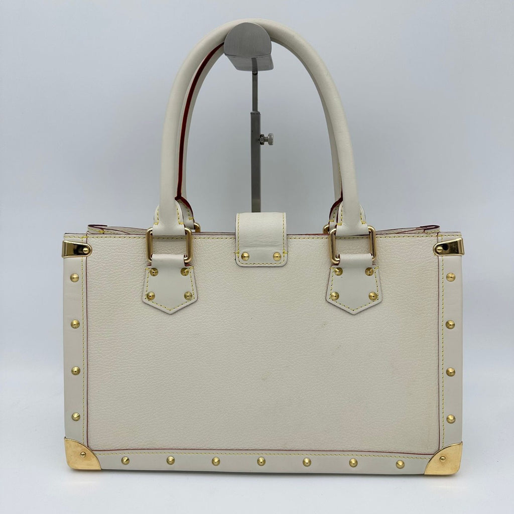 Louis Vuitton Fabreau Handbag Suhali Goatskin Bronne A4 Flap — view 2