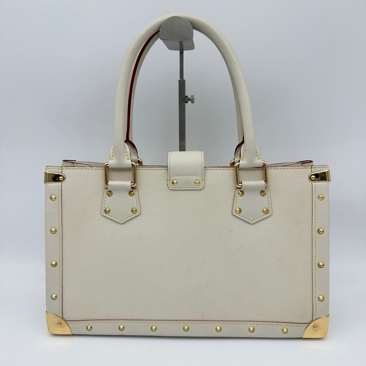 Louis Vuitton Fabreau Handbag Suhali Goatskin Bronne A4 Flap — view 2