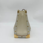 Louis Vuitton Fabreau Handbag Suhali Goatskin Bronne A4 Flap — view 4