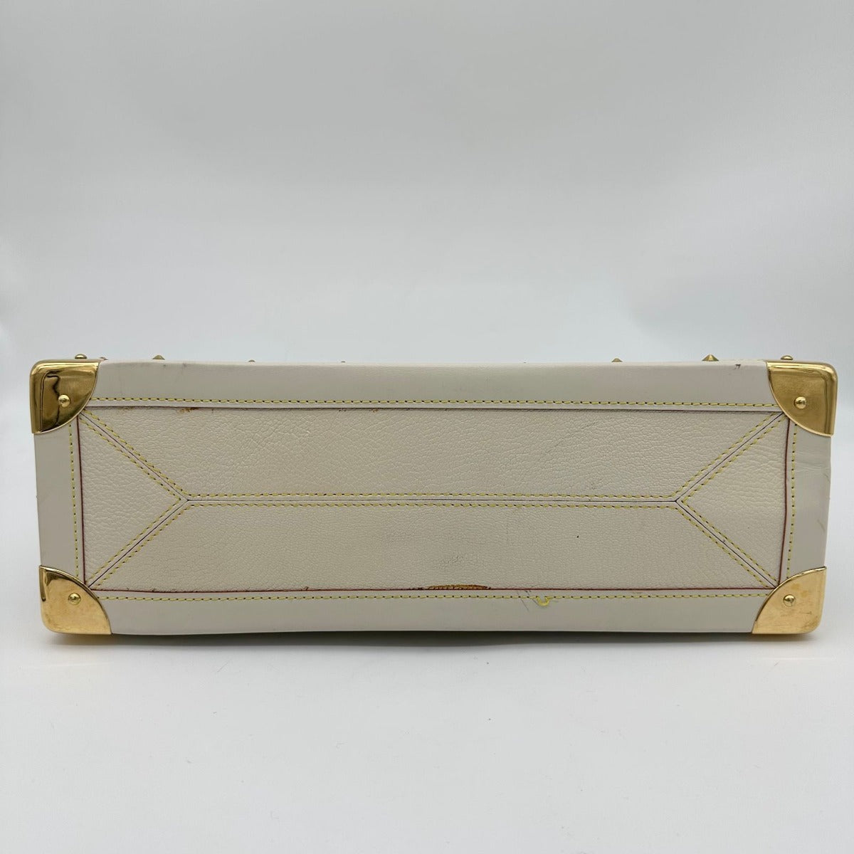 Louis Vuitton Fabreau Handbag Suhali Goatskin Bronne A4 Flap — view 5