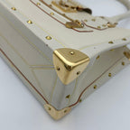 Louis Vuitton Fabreau Handbag Suhali Goatskin Bronne A4 Flap — view 7