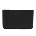 Louis Vuitton Monogram Empreinte Neverfull MM Pouch Only Noir Black