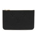 Louis Vuitton Monogram Empreinte Neverfull MM Pouch Only Noir Black