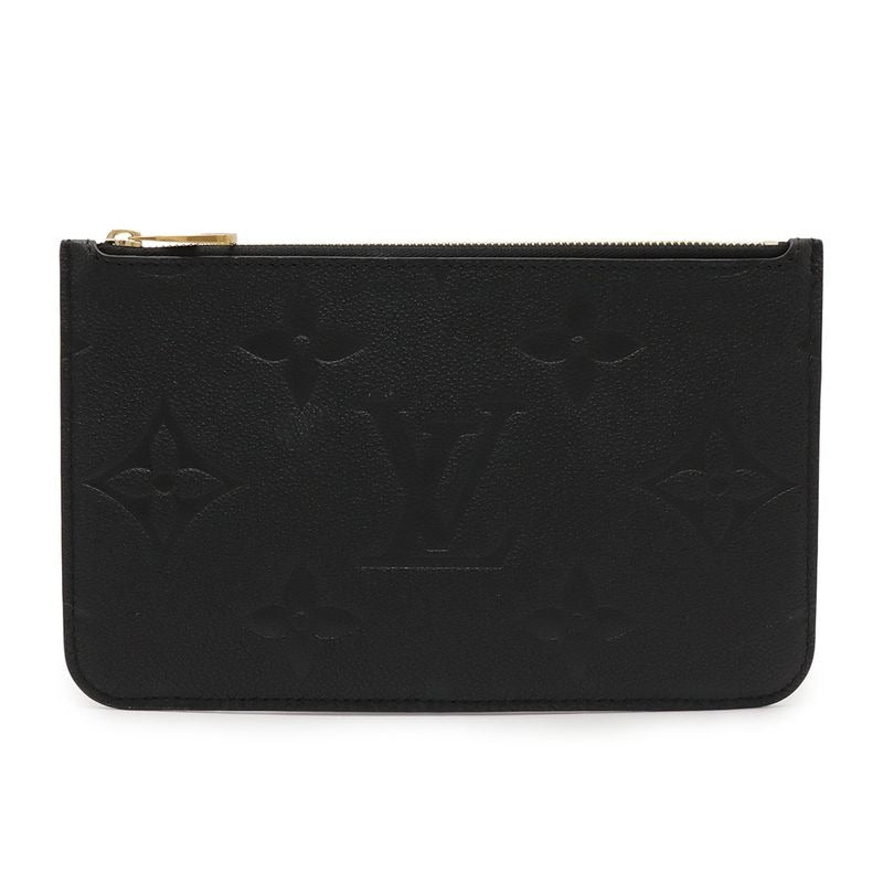 Louis Vuitton Monogram Empreinte Neverfull MM Pouch Only Noir Black