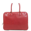 Hermes Plume 32 Rouge Ash Gold Lycee Handbag