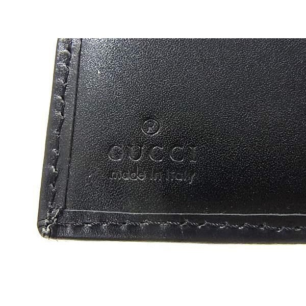 Gucci Wallet Jackie 035 2888 2129 Black GG Canvas Leather Bifold — view 2