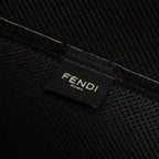 Fendi Shoulder Bag FF Logo Off White Leather — view 4