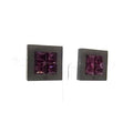 Chanel Earrings CC Logo Black Metal Color Stone