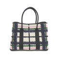 Hermes Tartan Cross Garden Party 36 cm Bag