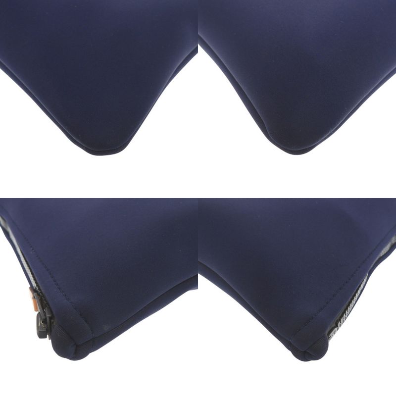 Hermes Neobain MM Nylon Polyurethane Blue Marine Pouch 0028 — view 8