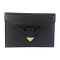 Saint Laurent Yves Vintage YSL Black Leather Clutch