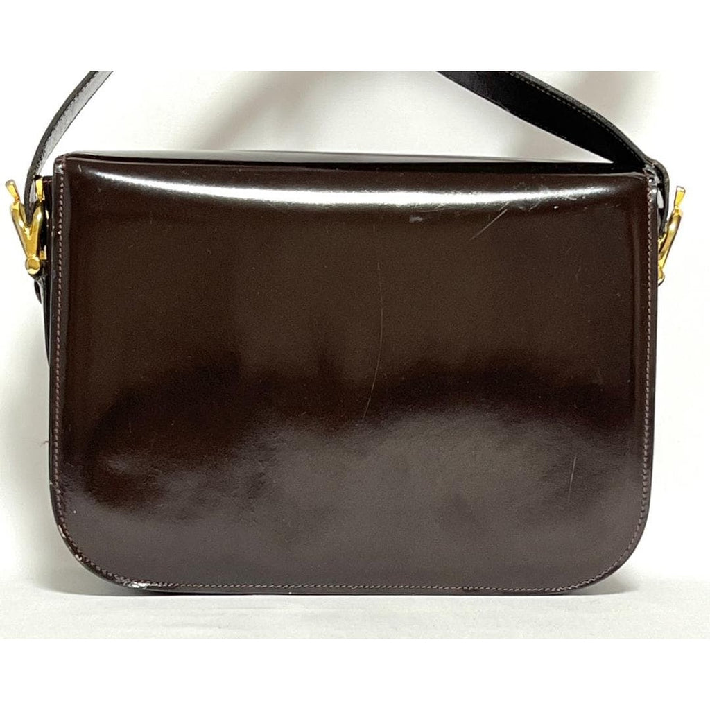 Celine Vintage Carriage Hardware Shoulder Bag — view 3