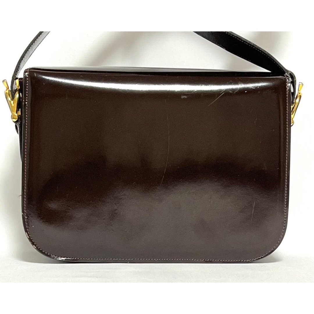 Celine Vintage Carriage Hardware Shoulder Bag — view 3