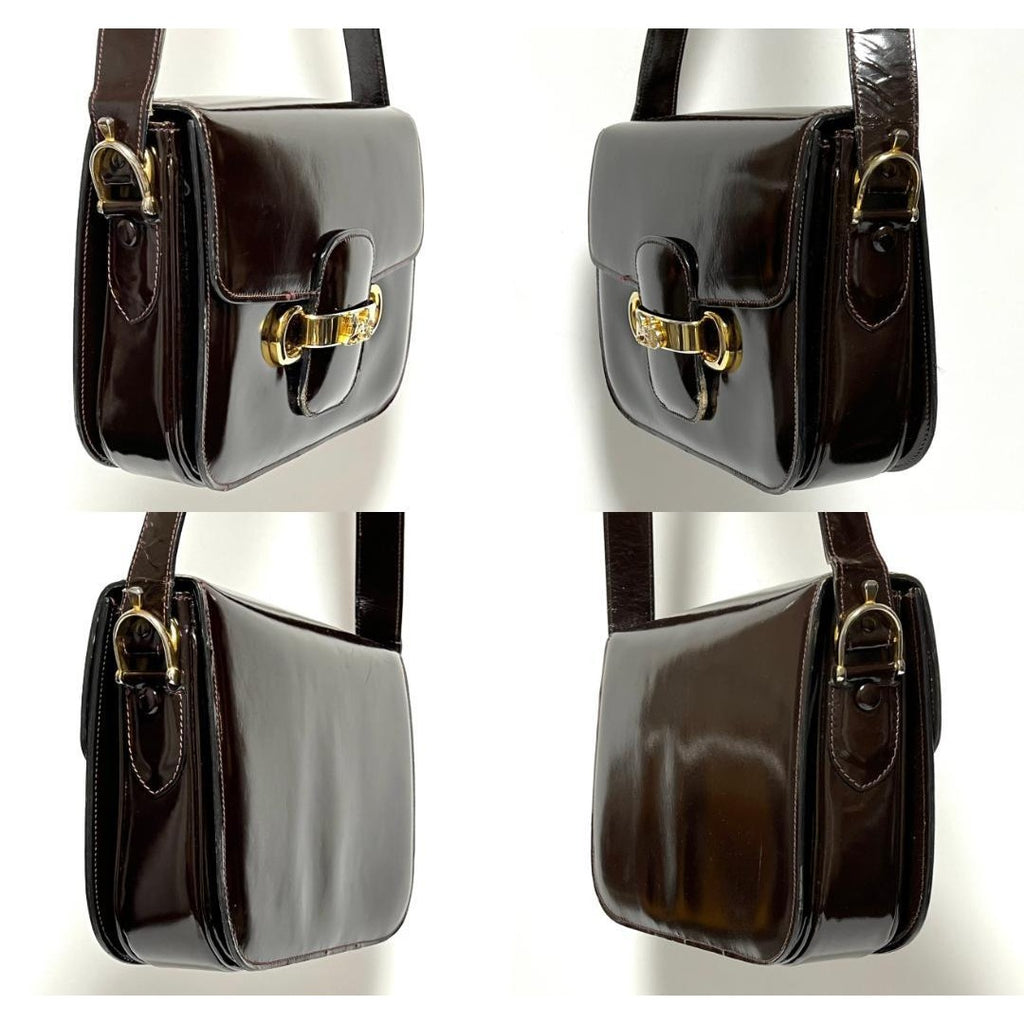 Celine Vintage Carriage Hardware Shoulder Bag — view 4