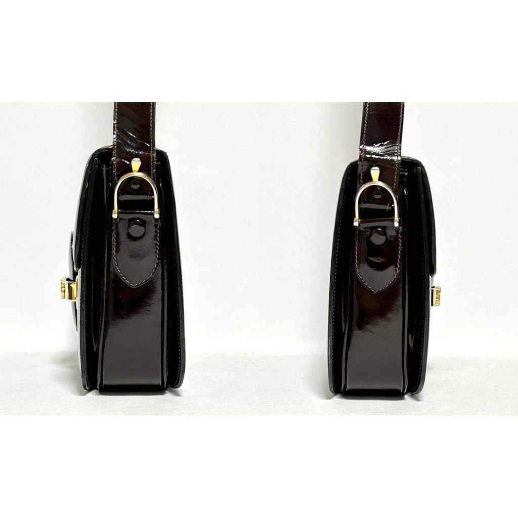 Celine Vintage Carriage Hardware Shoulder Bag — view 5