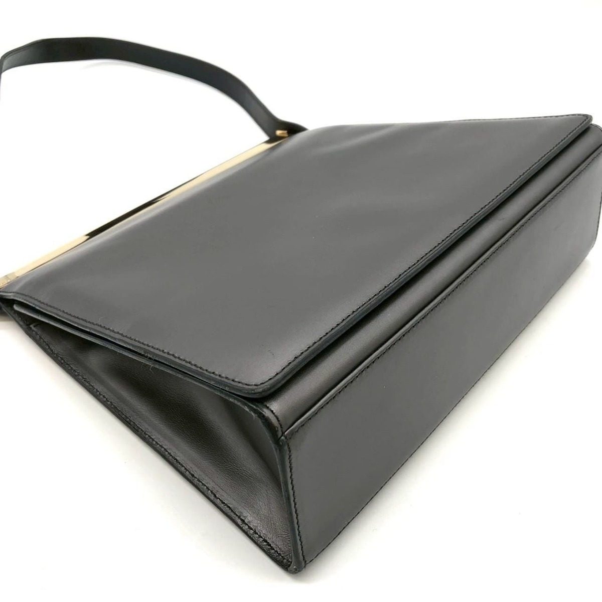 Gucci 001 Shoulder Bag Leather Gray — view 5