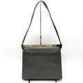 Gucci 001 Shoulder Bag Leather Gray