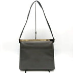 Gucci 001 Shoulder Bag Leather Gray