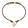 Louis Vuitton Bracelet Fall in Love Monogram Brown Gold