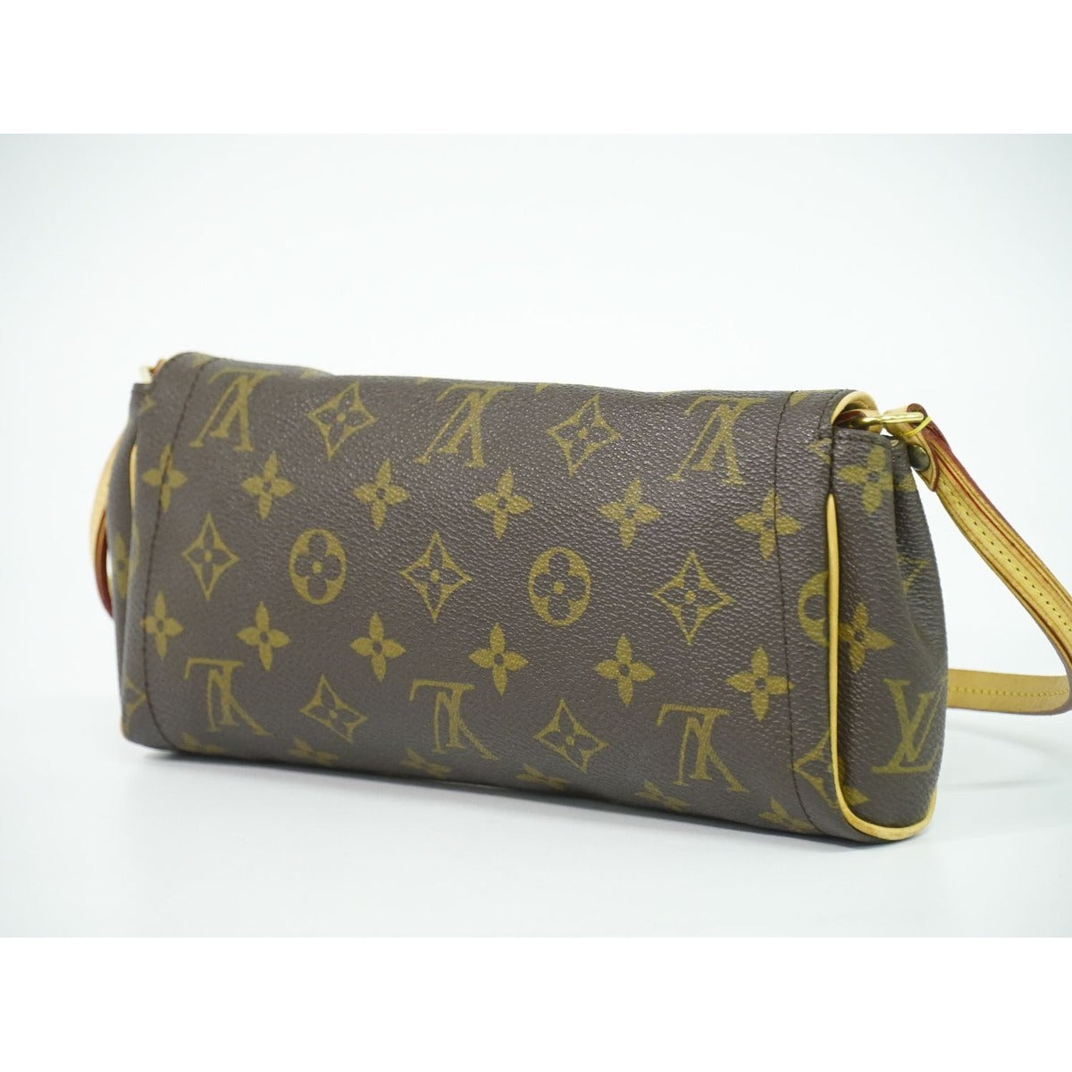 Louis Vuitton LV Pochette Beverly Monogram Shoulder Bag Brown — view 2