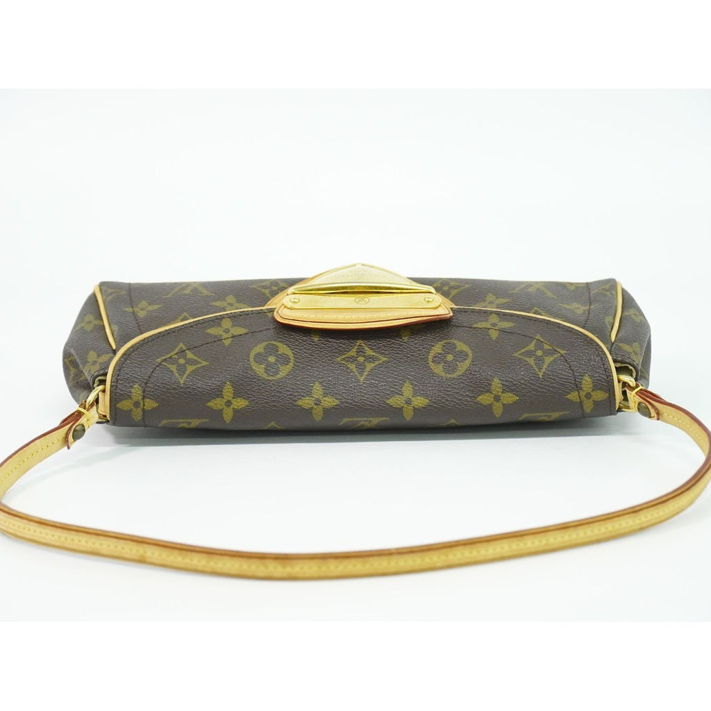 Louis Vuitton LV Pochette Beverly Monogram Shoulder Bag Brown — view 5