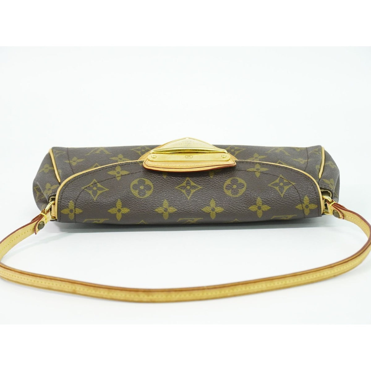 Louis Vuitton LV Pochette Beverly Monogram Shoulder Bag Brown — view 5