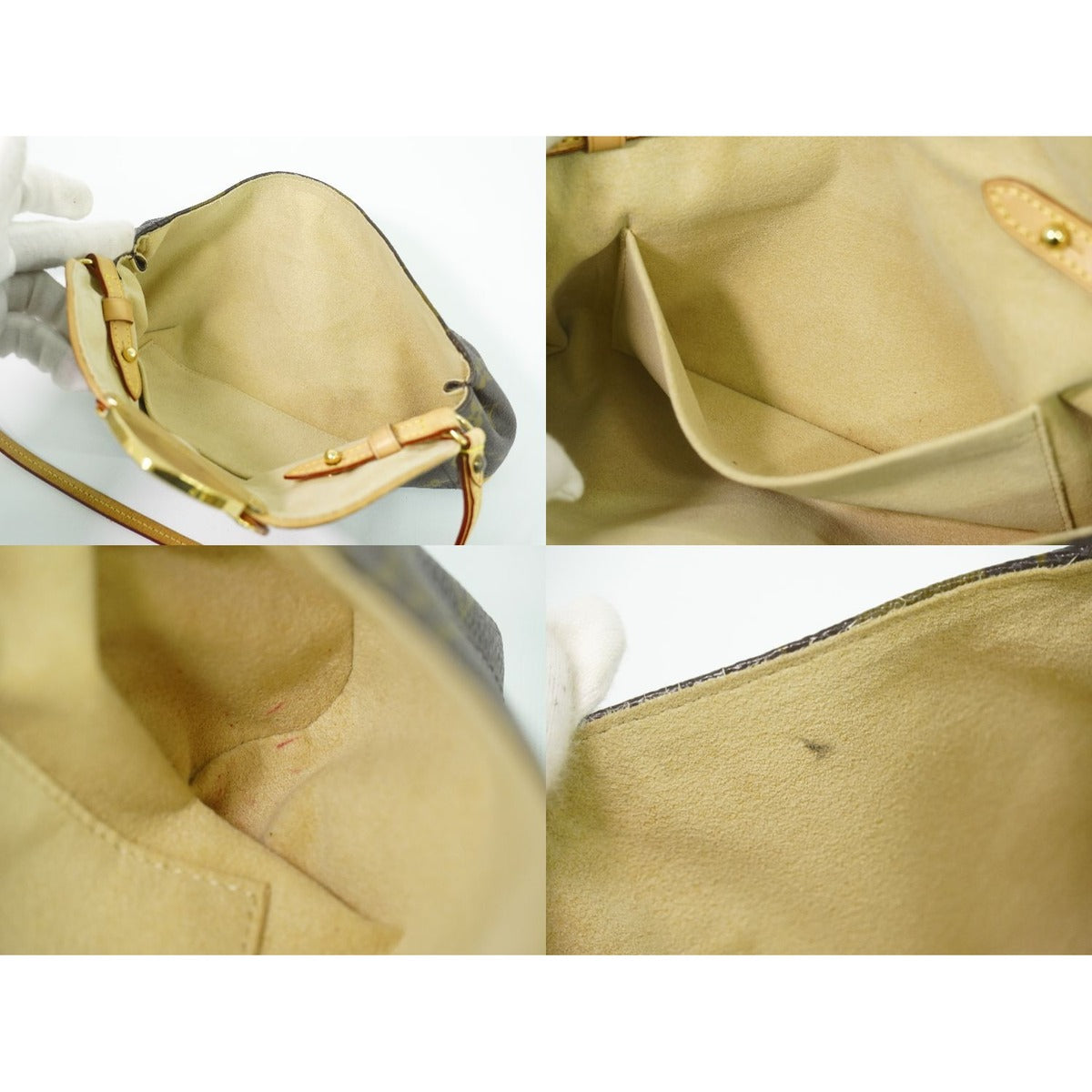 Louis Vuitton LV Pochette Beverly Monogram Shoulder Bag Brown — view 8