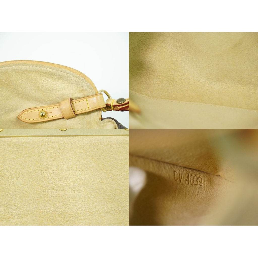 Louis Vuitton LV Pochette Beverly Monogram Shoulder Bag Brown — view 9
