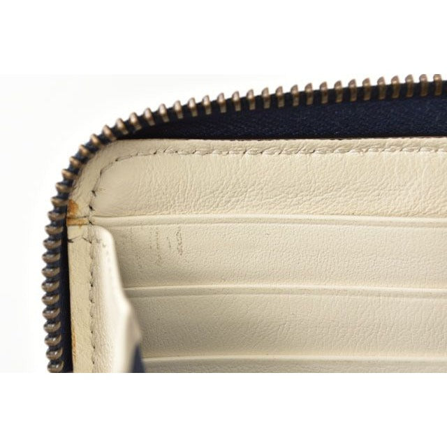 Gucci Wallet Long GG Marmont White Navy — view 2