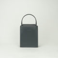 Hermes Lucie MM Tote Boxcalf Chevre Graphite Gray Gold Handbag Misor
