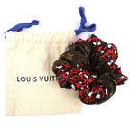 Louis Vuitton Scrunchie Mindful Silk Monogram Leopard Pattern — view 2