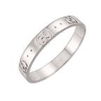 Gucci Icon Ring 18k WG White Gold 750