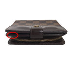 Louis Vuitton Damier Wallet With Zipped Pocket For Cards Compact — view 4