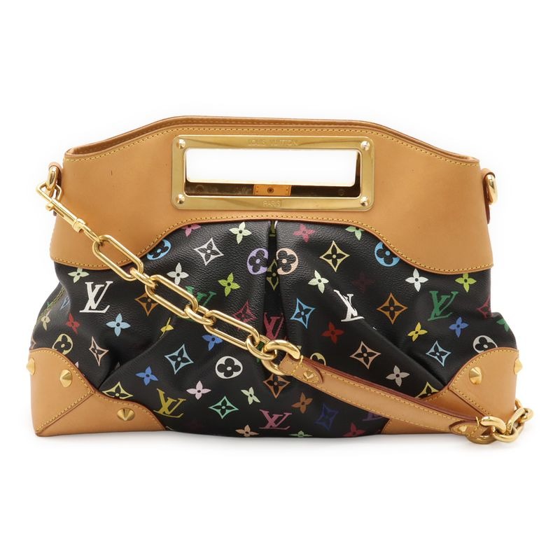 Louis Vuitton Monogram Multicolor Judy MM Handbag 2-Way