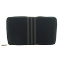 Hermes Fourre Tout Purse GM Wallet Zip Around Bifold Coin Black