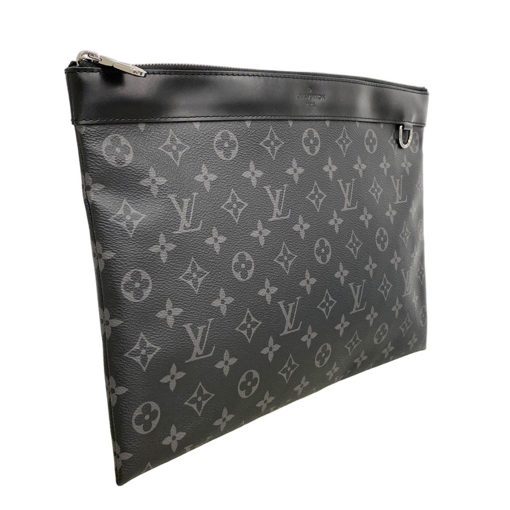 Louis Vuitton Clutch Monogram Eclipse Pochette Discovery Black — view 2