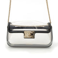 Chanel Boy Vinyl Mini 17 th Series Shoulder Bag Clear