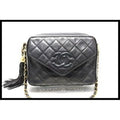 Chanel Quilted GD Metal Fittings Shoulder Bag