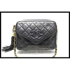 Chanel Quilted GD Metal Fittings Shoulder Bag